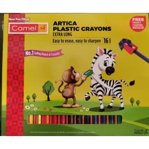 Camel Artica Plastic Crayon 16 Shades 