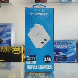 G Charge Charger Dual Port 15W (3.4A)