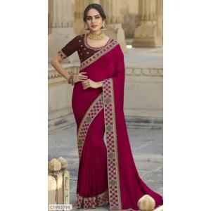 Embroidered Silk Sarees