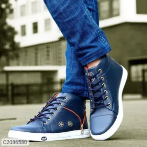 *Catalog Name:* Men's Synthetic Lace Up High Ankle Sneaker Boots
*