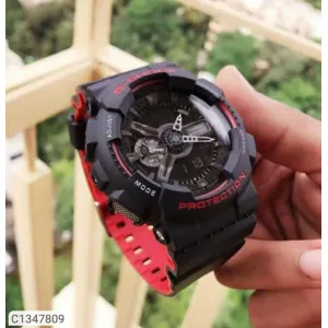 * Men's Digital and Analog Silicon Strap Watch
⚡⚡ 