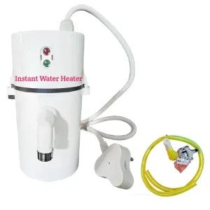BME Mini Portable Instant Water Geyser, 3000W Electric Saving Hot Cooler Heater, Shock Pro