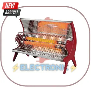 BME Radiant Room Heater Double-Rod 2000watt Stainless Steel (Pack of 1)