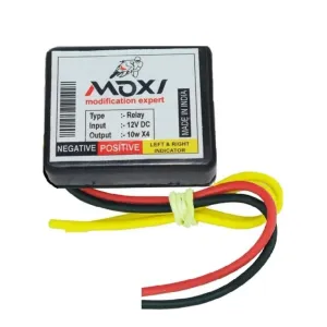 BME MOXI Waterproof Universal 16 Pattern Bike Hazard Flasher for LED & Bulb Indicators (Pa