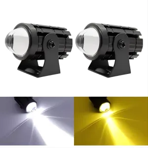 BME BaoBao Mini LED Projector Headlight White,Yellow Colour Dc12V 20Watt For Bike, Car, Au