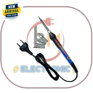 BME 60watt 220V  temperature adjustable soldering iron with 5 bits (Pack Of 1)