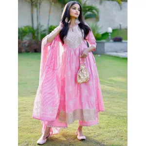 Anarkali kurta with plazo 