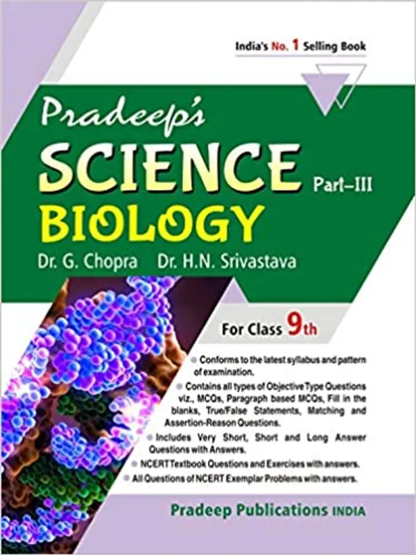 Pradeep's Science Part Iii (Biology) For Class 9