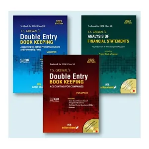 T S Grewals Accounting Books For CBSE Class 12 Set Of 3 Books