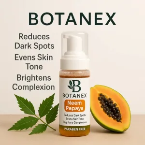 Buy Botanex Neem Papaya Face Wash – Dark Spot Remover & Skin Brightener