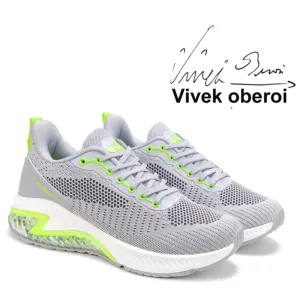 OBREOI SNEAKERS GREEN AND WHITE MIXES UK ARMANI