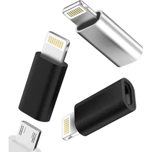 TAN MICRO USB TO APPLE CONNECTOR