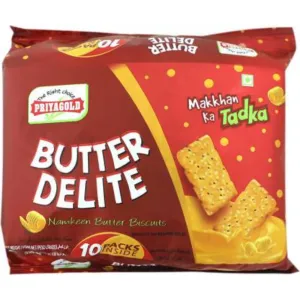 Pritagold Butter delight biscuits Rs 5 ( pack of 10) 