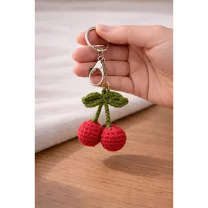 The Sweet Cherry Charm & Keychain
