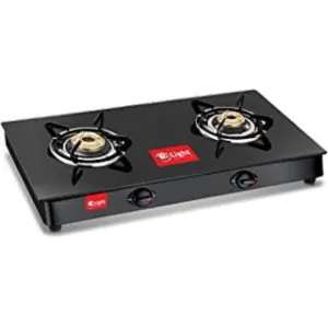 Gas Stove GlassTop Mr Light 2 Burner 