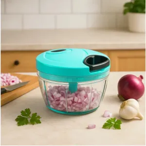 Handy Mini Plastic Vegetable Chopper Cutter ,Vegetable For Kitchen Accessories With 3Blade