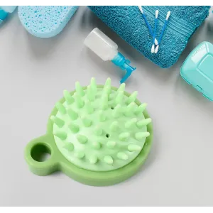 Portable Scalp Massage Combo - Shower & Hair Brush For Relaxing Shampoo Massage