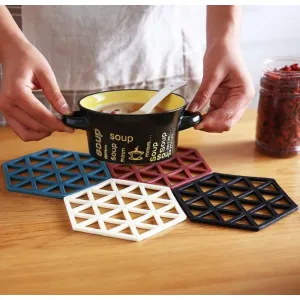 Mat For Cup Pvc Tea Coaster Non- Slip Placemat High Temperature Insulation Pad