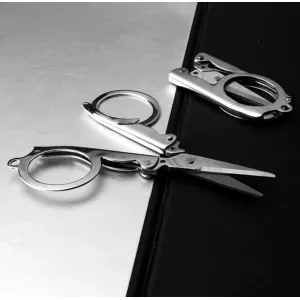 Folding Scissor 3.5 Inch Used in Crafting And Cutting Purposes For Children's And Adults 