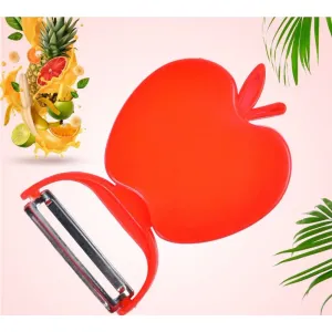 Apple Shaped Folding Peeler Vegetable Peeler For Kitchen, Home Fruit Peelers 