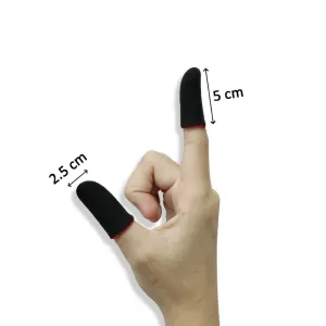 Thumb & finger Sleeve for mobile game, pubg, cod, freefire, (1 pair only)