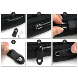 Zipper pull tab zipper tags cord pulls zipper extension zip fixer for luggage suitcase 
