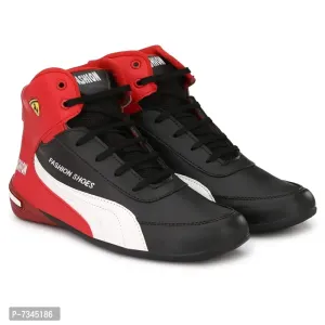 Leatherette Trendy Modern Daily Wear Lace Ups Running Casual Shoes Sneakers For Men