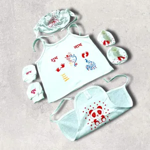 CuteStories Baby Boys and Baby Girl Naming Ceremony (Chhathi Set) With Jabla, chhathiya set