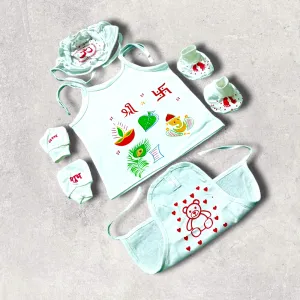 CuteStories Baby Boys and Baby Girl Naming Ceremony (Chhathi Set) With Jabla, chhathiya set