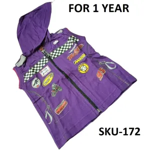 CuteStories Boys Jacket Sleeveless For 1 Year 