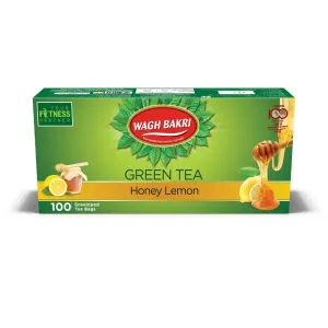WAGH BAKRI GREEN TEA HONEY LEMON 25+5 TEA BAGS