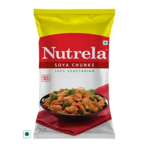 NUTRELA SOYA CHUNKS 45 G pack of 5