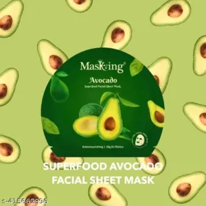 MasKing Superfood Banana facial sheet mask for glowing Skin and Hydrating, Pack of 1