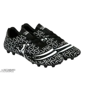 Victall AIR STRIKE Football Shoes For Men (BLACK WHITE)