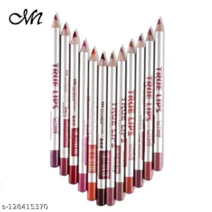 MN Waterproof Professional  Lip Liner Pencil - (Set of 12