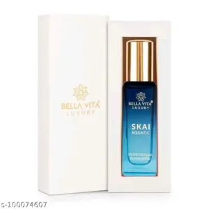 Bella Vita Organic SKAI AQUATIC Unisex Cologne Perfume For Men & Women with Musky & Fresh