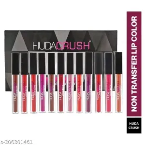 BEAUTY 12Pcs Liquid Lipstick Tray - Matte Finish Lipsticks for Women | Combo Pack of Matte