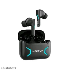 HOPPUP Predator Xo1 Gaming Earbuds with 50H Playtime,13MM Drivers,40MS Low Latency,ENC Blu