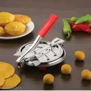 Stainless Steel Puri Maker/Papad Maker/Khakhara Maker for home and kichen hand press machi