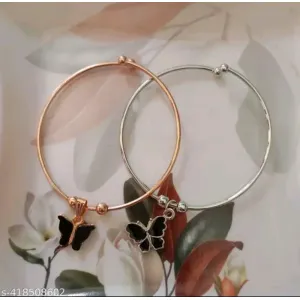 EIT Collection Latest Stylish Butterfly Stylish Bracelets Combo  Set of 2 for Women And Gi