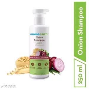 "Mamaearth Onion Hair Fall Shampoo for Hair Growth & Hair Fall Control, with Onion Oil & P