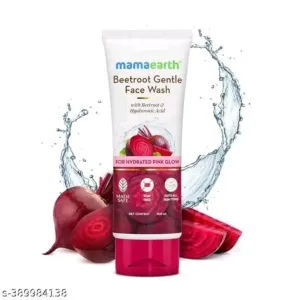 Mamaearth Beetroot Gentle Face Wash With Beetroot & Hyaluronic Acid For Hydrated Pink Glow