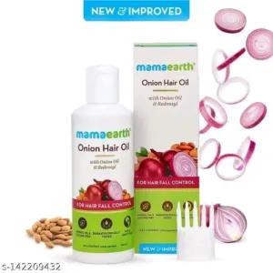 Mamaearth Onion Hair Oil with Onion & Redensyl for Hair Fall Control - 150ml