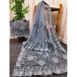 Fancy net saree
