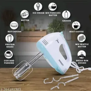 Hand Mixer Blender for Cake, Egg Beater Machine Cream Electric Hand Blender for Cake Mixin