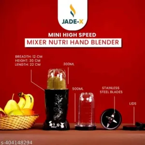 JADE-X MINI HIGH SPEED MIXER Nutri Hand Blender | mini mixer grinder |nutri blender mixer 