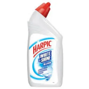 Harpic White & Shine Disinfectant Toilet Cleaner Bleach 500ml
