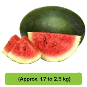 Farm Fresh Watermelon 1Pc (1.7 to 2.5kg)