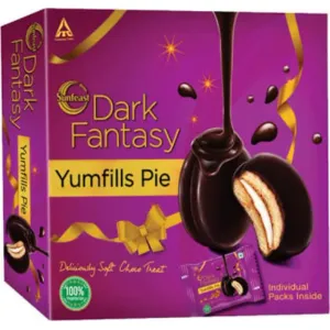 Sunfeast Dark Fantasy Yumfills, Rich Chocolate Pie Cake 253g
