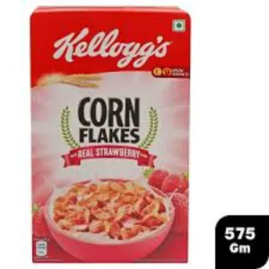 Kelloggs Corn Flakes With Real Strawberry Puree